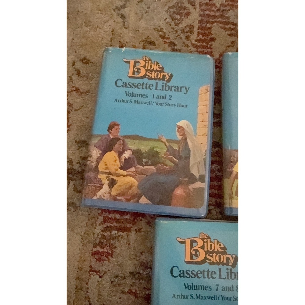 The Bible Story Cassette Library Vol 1–10 Arthur S Maxwell Complete Set Pre Own - Picture 2 of 11